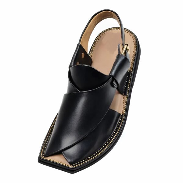 Markhor Black Chappal